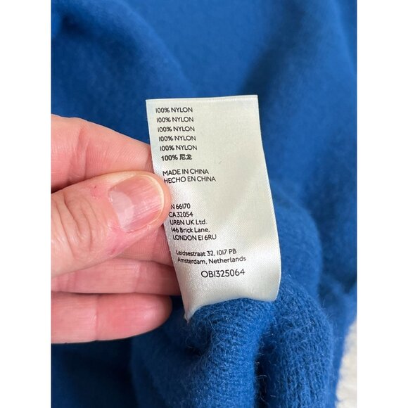 Free People Blue Hand-Dyed Oversized Sweater Pullover Cozy Knit Small OB1325064 - Picture 11 of 13